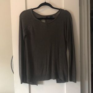 Backless sweater